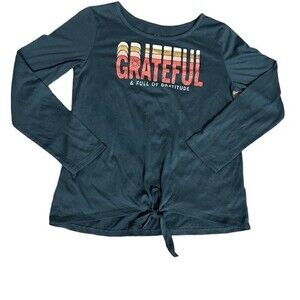 Justice “Grateful” Shirt NWOT size 12